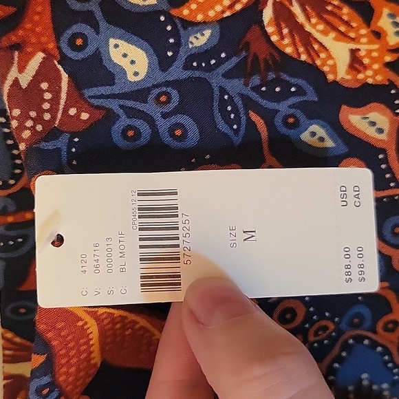 Anthropologie Floral Pull-On Skirt - Picture 5 of 5